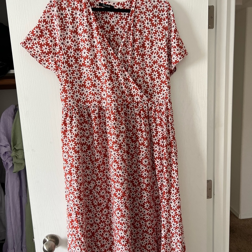 Size XL madewell midi dress with slit